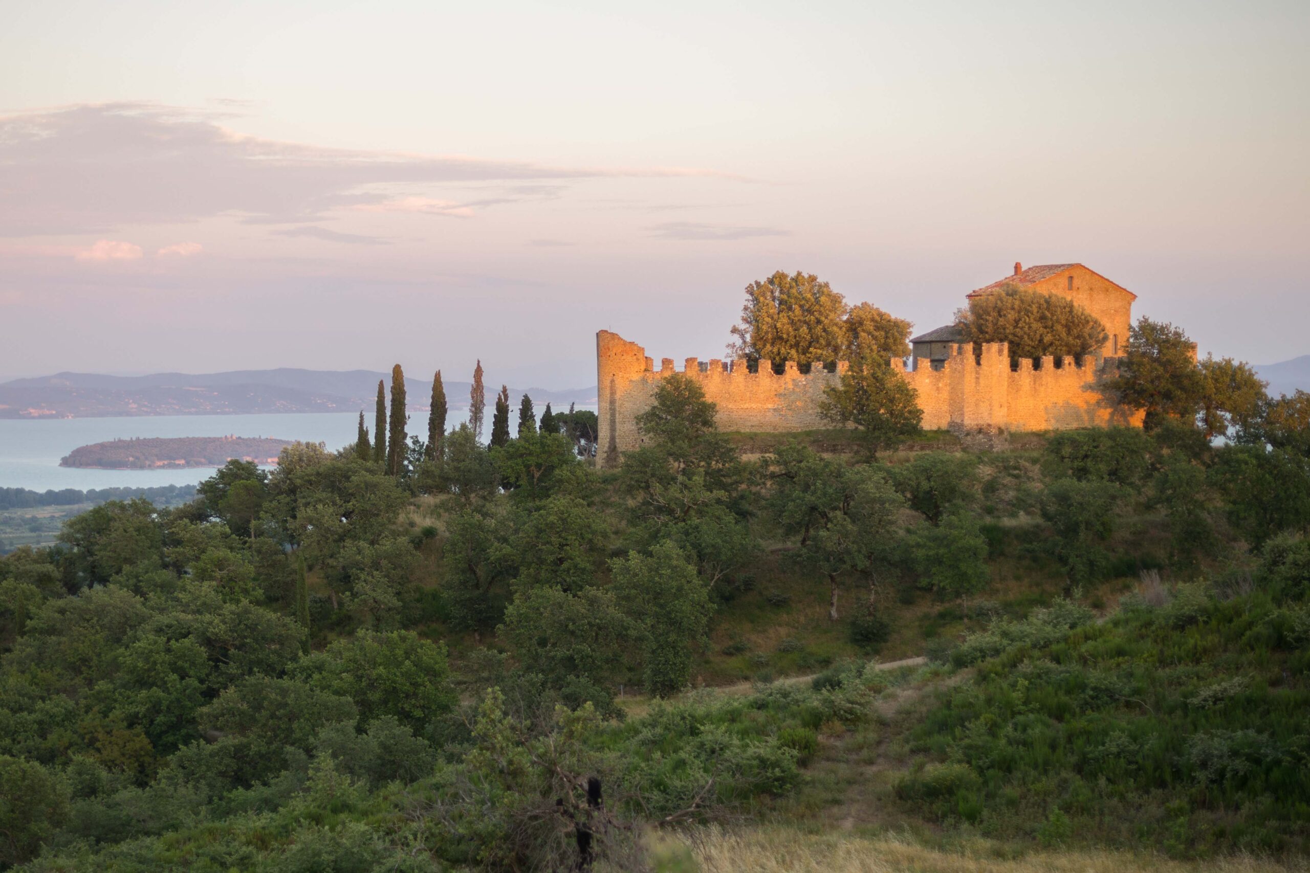 Sunset at the fortress